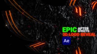 Create Epic 3D Logo Reveal Animation  After Effects Tutorial  Element 3D [upl. by Ittam]