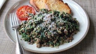 Joes Special  Original Joes Ground Beef amp Spinach Scramble [upl. by Sharia]