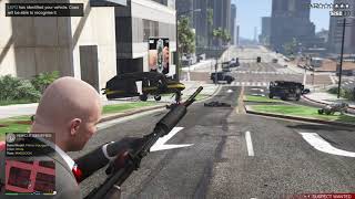 GTA 5  Assassination of the Mayor of Los Santos  Six Star Escape [upl. by Ecirtam]