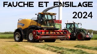 ☘️😮 FAUCHE ET ENSILAGE DHERBE 2024 [upl. by Ytrebil452]