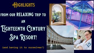 Buxton Crescent Hotel Highlights Staying at Ensana Resort Historical Eighteenth Century Thermal Spa [upl. by Garceau441]