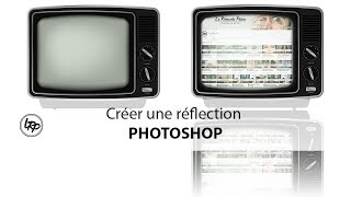 COMMENT créer une RÉFLECTION dans PHOTOSHOP [upl. by Misty]