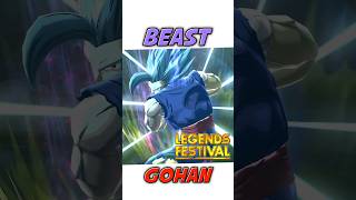 Legends Festival Beast Gohan is AmazingDragon Ball Legends shorts [upl. by Varion]