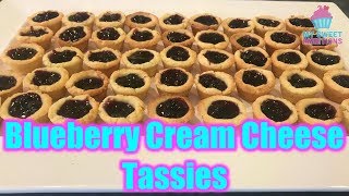 Blueberry Creamcheese Pie Tassies  mysweetambitions [upl. by Diet]