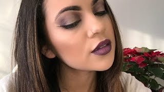 Kylie Cosmetics Holiday Eyeshadow Palette Tutorial  Kaytie Nicole [upl. by Odraner748]