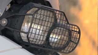 Touratech BMW F800GS Headlight Guard Review [upl. by Hsu]