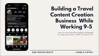 Building a Content Creation Business While Working FullTime  GetYourGuide Workshop [upl. by Ahsiruam877]