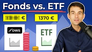 Aktiver Fonds vs ETF im Kostenvergleich Horrende Kosten [upl. by Peednam]