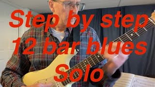 2 Ways to Make Up a 12 Bar Blues Solo in A [upl. by Esbensen252]