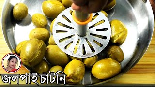 জিভে জল আনা স্বাদে জলপাই এর চাটনি  Jalpai Chutney Recipe Bengali  Chatni Recipe  Shampas kitchen [upl. by Finny]