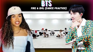 DANCE PRO Discovers BTS  Fire amp Idol Dance Practice [upl. by Giark978]