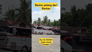 Cepat masuk Sumbar bus Al hijrah banter kedalam terminal [upl. by Custer]