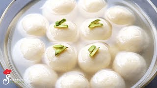 SPONGE RASGULLA RECIPE [upl. by Esineg792]