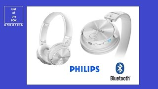 UNBOXING Philips wireless headphones SHB3060 Philips bluetooth SHB3060WT [upl. by Jarvis]