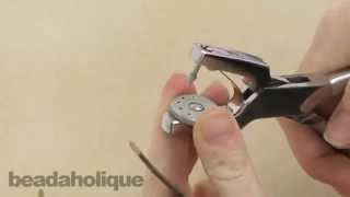 How to Use the Beadsmith Rotary Hand Sewing Leather Punch [upl. by Eerolam]