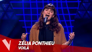 Barbara Pravi  Voilà ● Zélia Ponthieu Blinds  The Voice Belgique Saison 10 [upl. by Zach578]