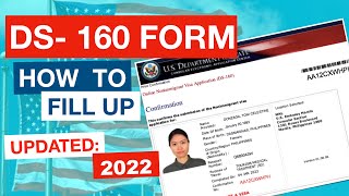 How to Fill Out the DS160 form Correctly 2022  US Tourist Visa Application Step by Step [upl. by Arracahs]