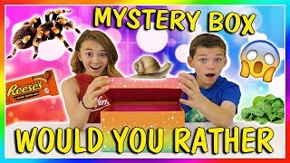 MYSTERY BOX WOULD YOU RATHER CHALLENGE😂 We Are The Davises [upl. by Luamaj]