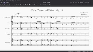 Fight Theme in E Minor Op 10 Updated [upl. by Divadnahtanoj]