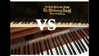 comparison Grotrian Steinweg 1890 vs 1920 [upl. by Aizahs]