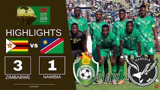 Zimbabwe 3 vs Namibia 0  Afcon Qualifiers 2025  CAN 2025 Qualifications [upl. by Mariellen715]