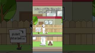 Bryan Griffin Craps on Lawn ILLEGALLY funny familyguycharacter caillougetsgrounded goanimate [upl. by Sabu]