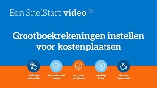 Grootboekrekening instellen voor kostenplaatsen [upl. by Lune]