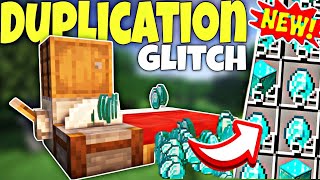 Working 121 Minecraft Any Item Duplication Glitch  Tutorial In Bedrock NEW GLITCH [upl. by Orme279]