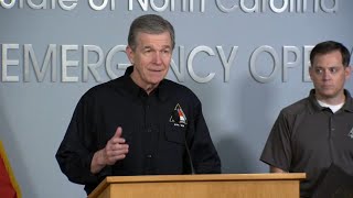 NC Governor Cooper says 175 soldiers airmen are activated as Helene closes in [upl. by Coonan]