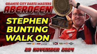 Bullet Stephen Bunting Darts Walk On Aberdeen 2024 [upl. by Ik916]