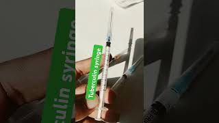 Tuberculin Syringe creatingforindia [upl. by Hannahc734]