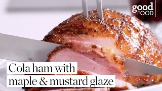 How to make cola ham with maple amp mustard glaze [upl. by Azpurua]