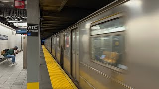 MTA New York City Subway 242nd Street Bound Bombardier R62A 1 Train  WTCCortlandt Street [upl. by Persons]