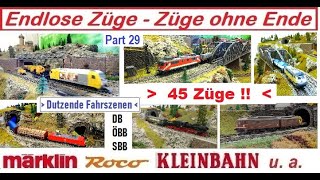 Modellbahn Märklin und andere Marken  endlose Züge Züge ohne Ende  Fahrbetrieb MCA Amberg Part 29 [upl. by Barnabas]