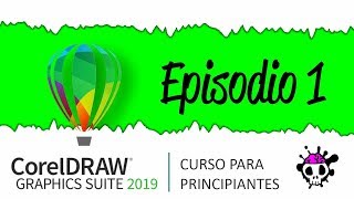 ✅CURSO de CORELDRAW 2019 ✏️Capitulo 1 Área de trabajo  Paleta de Colores  Herramientas básicas [upl. by Karab]