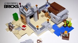 Lego Minecraft 21121 The Desert Outpost Speed Build [upl. by Chloette]