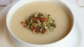 Cream of Cauliflower Soup with Bacon Gremolata [upl. by Atiuqes]