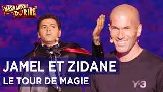 Jamel Debbouze Zinedine Zidane et Omar Sy  Le tour de magie  Marrakech du Rire 2011 [upl. by Magnum336]