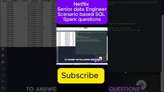 Netflix Senior Data Engineer Live Interview Experience  39 Years  Spark  SQL  ScenarioBased [upl. by Theurer]