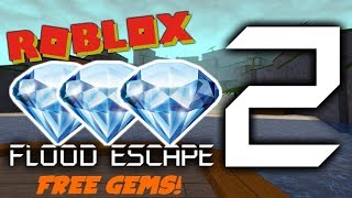 HOW TO GET FREE 50 GEMS IN FLOOD ESCAPE 2 ROBLOX Flood Escape 2 Codes 1 [upl. by Powel84]