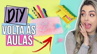 DIY IDEIAS VOLTA AS AULAS PARA ARRASAR COM MATERIAL ESCOLAR DIY [upl. by Latreshia13]