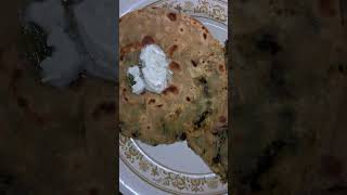 Delicious muli pdantha with tindi ghee and msala lashi😋😋🤗🤗youtube short Ashwiniyummyfood [upl. by Leahcin]