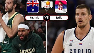 AUSTRALIA vs SERBIA  Full Game Highlights  Olympic Basketball [upl. by Pearl796]