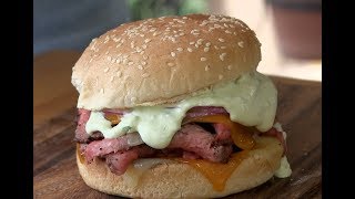 Worlds BEST Beef Sandwich On The PK Grill [upl. by Busey]