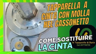 Come cambiare la cinta nelle tapparelle con molla avvolgicinta ALL INTERNO DEL CASSONETTO 😨😨 [upl. by Bove]