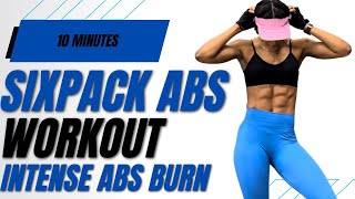 SMALL WAIST AND TONED CORE  SIXPACK ABS WORKOUT Bodyweight [upl. by Dranyam]