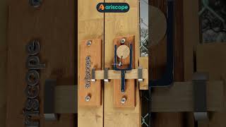 Ingenious QuickReturn Wooden Latch with Eccentric Mechanism [upl. by Ahseken]