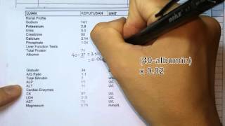 Calculating Corrected Calcium Level [upl. by Nath]