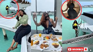 Les vacances de réveil de Adja everywhere au Maldives admirer sa vie de princesse avec son [upl. by Fachanan]