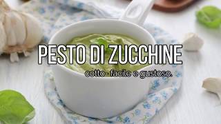 Pesto di zucchine cotto facile e gustoso [upl. by Nirehtak]